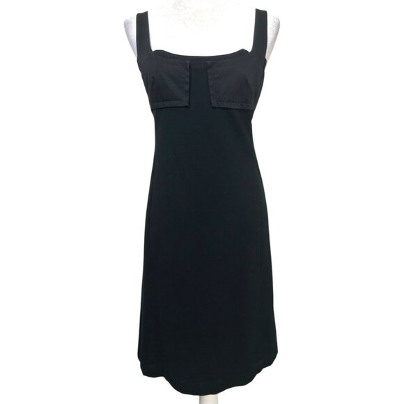 Calvin Klein Black Sleeveless Sheath Dress - Size 8 - Picture 1 of 6